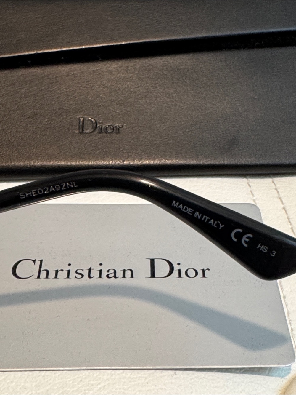 Dior Black and Silver Sunglasses - Picture 3 of 7